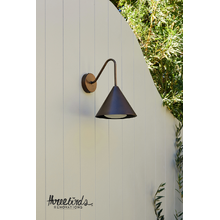 Presley Curved Arm Outdoor Wall Light